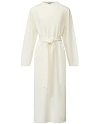 Fabiana Filippi - Belted Side-Slit Midi Dress - Lyst