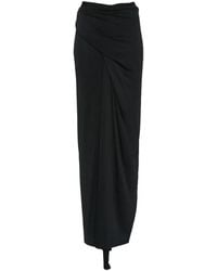 Rick Owens - Draped Asymmetric Skirt - Lyst