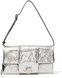 Proenza Schouler - Flip Metallic-Effect Leather Shoulder Bag - Lyst