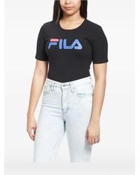 Fila - Body Daisy De Corte Alto Con Logo Estampado - Lyst