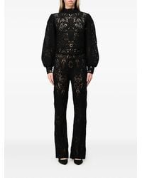 Twinset - Jumpsuit Met Hoge Hals En Kant - Lyst