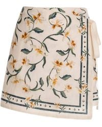Agua Bendita - Minijupe Luna Promesa À Fleurs - Lyst