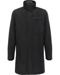 Prada - Technical Poplin Raincoat - Lyst