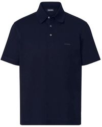 ZEGNA - Classic Reguther Fit Short Sleeve Knit Polo - Lyst