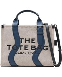 Marc Jacobs - Medium The Wavy Canvas Tote Bag - Lyst