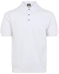 Kiton - Button Short-Sleeve Polo Shirt - Lyst