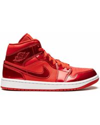 Nike - Air 1 Mid "Pomegranate" Sneakers - Lyst