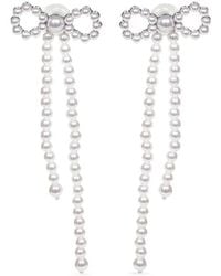 Self-Portrait - Bow-Shape Earrings - Lyst