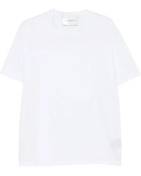 Amaranto - Crew-Neck T-Shirt - Lyst