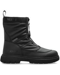 Moon Boot - Mb Combat Zip Ankle Boots - Lyst