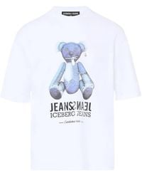 Iceberg - T-Shirt À Imprimé Graphique - Lyst