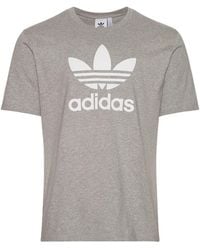 adidas - Trefoil Logo-Print T-Shirt - Lyst