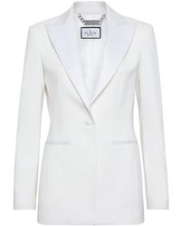 Philipp Plein - Blazer Monopetto Con Revers A Lancia - Lyst