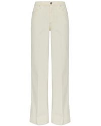 Rag & Bone - Pantalon En Coton À Coupe Évasée - Lyst