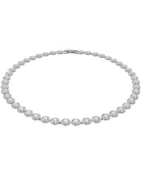 Swarovski - Una Angelic Tennis Necklace - Lyst
