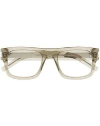 Saint Laurent - Square-Frame Glasses - Lyst