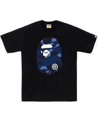 A Bathing Ape - T-Shirt À Imprimé Camouflage - Lyst