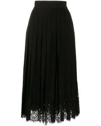 Dolce & Gabbana - Lace Trim Maxi Skirt - Lyst
