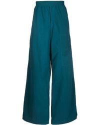 Off-White c/o Virgil Abloh - Elasticated-waist Wide-leg Trousers - Lyst