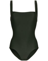 Matteau The Square Maillot Swimsuit - Groen