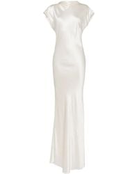 Michelle Mason - Sleeveless Silk Dress - Lyst