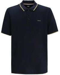 BOSS - Paddy コントラストカラー ポロシャツ - Lyst