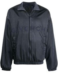 Givenchy - 4g-print Logo Embroidered Jacket - Lyst