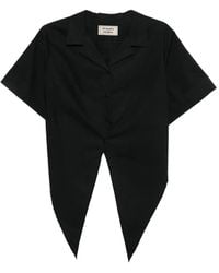 ALESSANDRO ENRIQUEZ - Haut Boutonné À Manches Bouffantes - Lyst