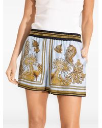 La DoubleJ - Oceania Placée Shorts Met Print - Lyst