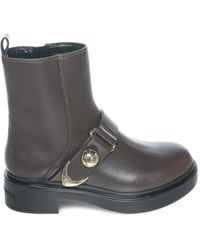 ARMANI EXCHANGE - Buckle-Strap Ankle Boots - Lyst