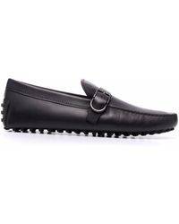 Tod's - Buckle-detail Leather Loafers - Lyst