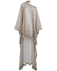 ‎Taller Marmo - Trebbia Disco Fringed Kaftan Dress - Lyst