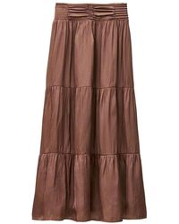 Ba&sh - Camyla Tiered Maxi Skirt - Lyst
