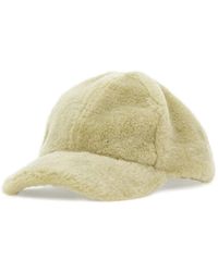 Stand Studio - Faux Fur Baseball Cap - Lyst