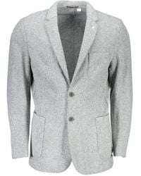 GANT - Marl-Pattern Single-Breasted Blazer - Lyst