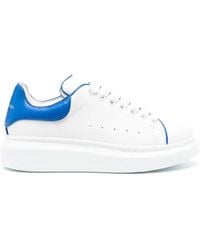 McQueen - Oversize Sneakers With Blue Stitching - Lyst