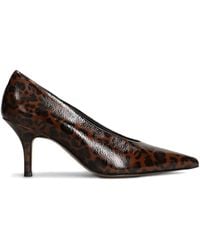 The Seller - Leopard-Print Pointed-Toe Pumps - Lyst