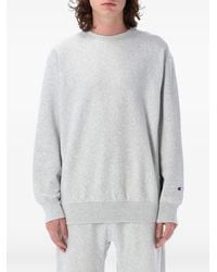 Champion - Pullover Mit Logo-Patch - Lyst