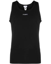 Dolce & Gabbana - ロゴパッチ タンクトップ - Lyst