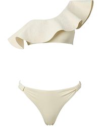 SOFIA ERHAN - Bikini Florence À Volants Asymétriques - Lyst
