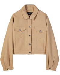Patrizia Pepe - Button-Down Cropped Jacket - Lyst