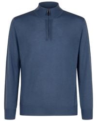 Canali - Trui Met Hoge Hals - Lyst