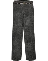 Prada - Cotton Gabardine Trousers - Lyst