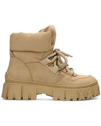 Mexx - Quilted Lace-Up Boots - Lyst