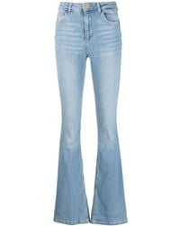 Liu Jo - Flared-Cut Denim Jeans - Lyst
