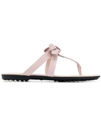 Tod's Sandalias con tira entre los dedos - Rosa