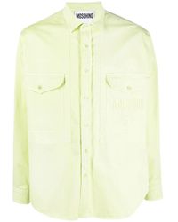 Moschino - Overhemd Met Geborduurd Logo - Lyst