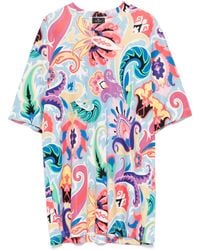 Etro - Comfortable Viscose Blend Tee - Lyst