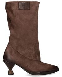 A.s.98 - Pointed-Toe Sculptural-Heel Boots - Lyst