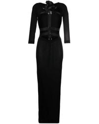 Roberto Cavalli - Cut-Out Detail Maxi Dress - Lyst